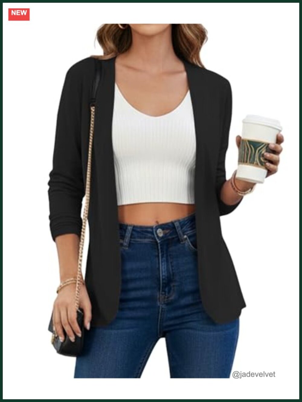 Women's Lightweight Open Front Long Sleeve Cardigan for Office Work